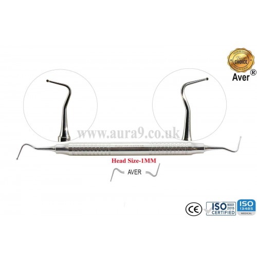 Dental Excavator 145/146, Head size 1 mm for Long Reach